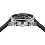 Tag Heuer Carrera Chronograph Black Dial Black Leather Strap Watch for Men - CBN201C.FC6542