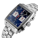 Tag Heuer Monaco Automatic Chronograph Blue Dial Silver Steel Strap Watch for Men - CBL2111.BA0644