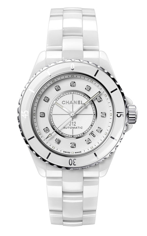 Chanel J12-XS White Dial Ladies Ceramic Watch H5237 3599594118057 - Watches,  J12 - Jomashop