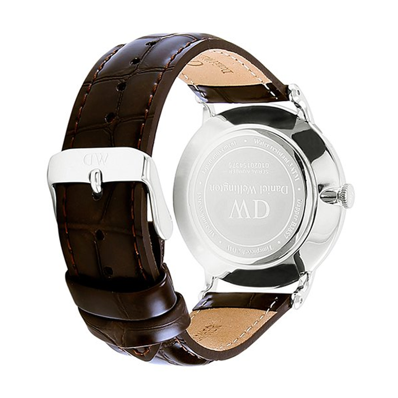 Daniel Wellington Dapper York Quartz White Dial Dark Brown Leather
