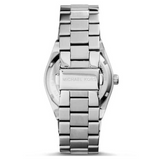 Michael Kors Channing Three Hand Silver Dial Silver Steel Strap Watch For Women - MK6626