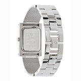 Guess Nouveau Diamonds Silver Dial Silver Mesh Bracelet Watch for Women - W0127L1