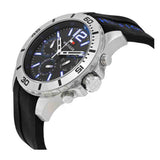 Tommy Hilfiger Sport Multifunction Black Dial Black Rubber Strap Watch for Men - 1791143