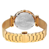 Versace Palazzo Empire Greca White Dial Gold Mesh Bracelet Watch for Women - VEDV00619