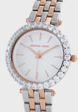 Michael Kors Darci Quartz Silver Dial Two Tone Steel Strap Watch For Women - MK4515