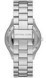 Michael Kors Slim Runway Silver Dial Silver Steel Strap Watch For Women - MK4502