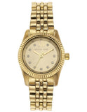 Michael Kors Lexington Analog Gold Dial Gold Steel Strap Watch for Women - MK4741