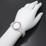 Chanel J12 Quartz Diamonds Mother of Pearl White Dial White Steel Strap Watch for Women - J12 H3243