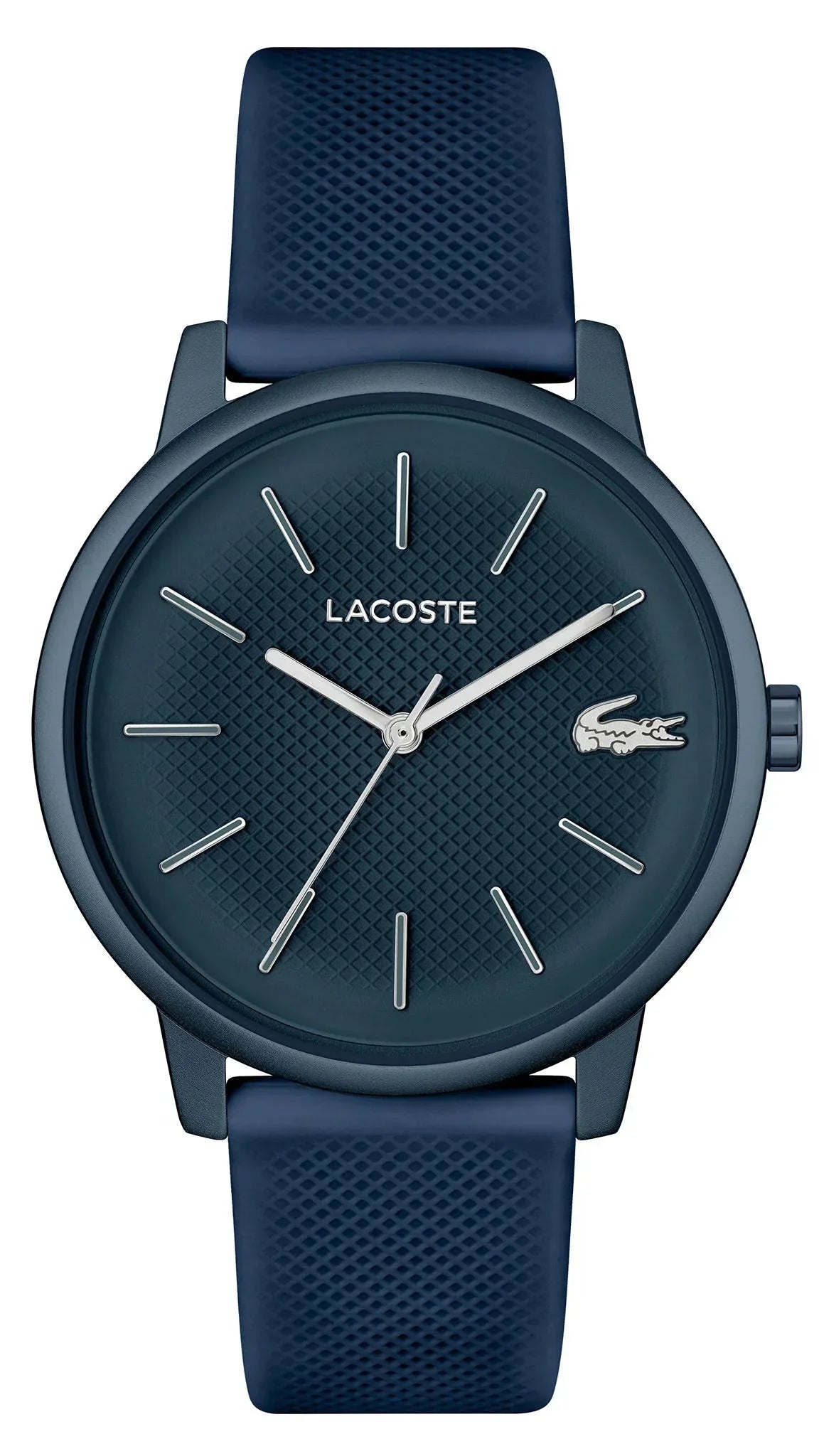 Lacoste 12.12 Move Blue Dial Blue Silicon Strap Watch for Men - 2011241