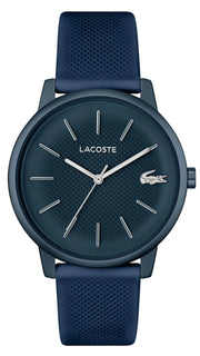 Lacoste 12.12 Move Blue Dial Blue Silicon Strap Watch for Men - 2011241