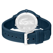 Lacoste 12.12 Move Blue Dial Blue Silicon Strap Watch for Men - 2011241