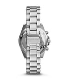 Michael Kors Bradshaw Chronograph Blue Dial Silver Steel Strap Watch For Women - MK6098