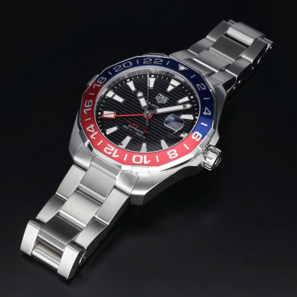 Tag Heuer Aquaracer Pepsi Black Dial Watch for Men