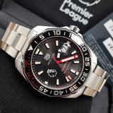 Tag Heuer Aquaracer Calibre 5 Premiere League Edition Black Dial Silver Stainless Steel Watch for Men - WAY201D.BA0927