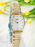 Longines La Grande Classique White Dial Two Tone Mesh Gelang Jam Tangan untuk Wanita - L4.205.2.87.7