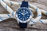 Tag Heuer Aquaracer Professional 300 GMT Automatic Blue Dial Blue Rubber Strap Watch for Men - WBP2010.FT6198