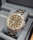 Tag Heuer Aquaracer Brown Sunray Dial Watch for Men - WAY2018.BA0927