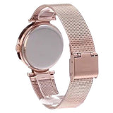 Tommy Hilfiger Lynn Crystals Rose Gold Dial Rose Gold Mesh Strap Watch For Women - 1781868