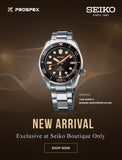 Seiko Prospex Sea Diver Automatic Brown Dial Silver Steel Strap Watch For Men - SPB240J1