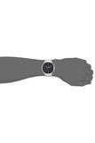 Fossil Neutra Chronograph Black Dial Silver Steel Strap Watch for Men - FS5384