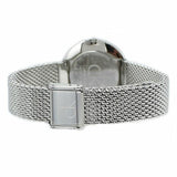 Calvin Klein Firm White Dial Silver Mesh Bracelet Watch for Women - K3N23126