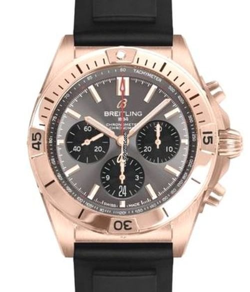 Straight Rubber Strap Breitling Chronomat B01 42 - ZEALANDE®