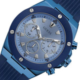 Guess Poseidon Blue Dial Blue Rubber Strap Watch for Men - GW0057G3