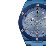 Guess Poseidon Blue Dial Blue Rubber Strap Watch for Men - GW0057G3