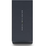 Daniel Wellington Iconic Link Black Dial Silver Steel Strap Watch For Women - DW00100206
