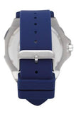 Guess Genesis Multi Function Analog Blue Dial Blue Rubber Strap Watch For Men - W1254G1