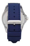 Guess Odyssey Multifunction Blue Dial Blue Rubber Strap Watch For Men - W1108G4