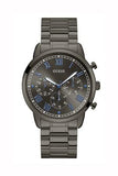 Guess Hendrix Chronograph Gunmetal Dial Gunmetal Steel Strap Watch for Men - W1309G3