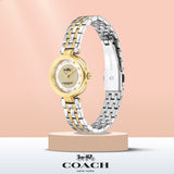 Coach Park Silver Dial Two Tone Steel Strap Watch for Women - 14503643