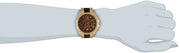 Michael Kors Bradshaw Chronograph Brown Dial Two Tone Steel Strap Watch For Women - MK5696