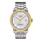 Tissot Luxury Powermatic 80 Silver Dial Silver Steel Strap Jam Tangan Untuk Pria - T086.408.22.036.00