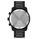 Movado Bold Verso Black Dial Black Steel Strap Watch for Men - 3600863