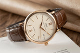 IWC Portofino Automatic White Dial Brown Leather Strap Watch for Men - IW356504