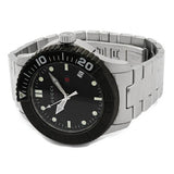 Gucci G Timeless Black Dial Silver Steel Strap Watch For Men - YA126249