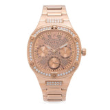 Guess Duchees Quartz Rose Gold Dial Rose Gold Steel Strap Watch For Women - GW0558L3