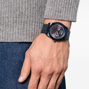 Guess Connoisseur Quartz Blue Dial Blue Steel Strap Watch For Men - GW0265G9