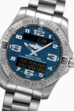 Breitling Aerospace Evo Blue Dial Silver Steel Strap Watch for Men - E79363101C1E1