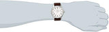 Tissot T Classic Dream White Dial Brown Leather Strap Watch for Men - T033.410.16.013.01