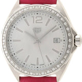 Jam Tangan Tag Heuer Formula 1 Quartz Mother of Pearl Dial Tali Kulit Pink untuk Wanita - WBJ131A.FC8252