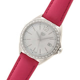 Jam Tangan Tag Heuer Formula 1 Quartz Mother of Pearl Dial Tali Kulit Pink untuk Wanita - WBJ131A.FC8252
