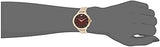 Swarovski Crystalline Chic Red Dial Rose Gold Steel Strap Watch for Women - 5547608