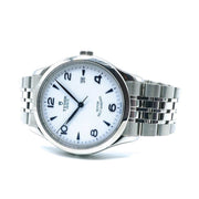 Tudor 1926 Automatic White Dial Silver Steel Strap Watch for Men - M91650-0005