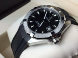 Tag Heuer Aquaracer Caliber 5 Automatic Black Dial Black Rubber Strap Watch for Men - WAY2113.FT8021