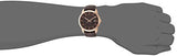 Calvin Klein Infinity Brown Dial Brown Leather Strap Watch for Men - K5S346GK