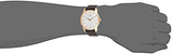 Calvin Klein City White Dial Brown Leather Strap Watch for Men - K2G21629