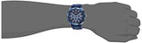 Guess Velocity Chronograph Blue Dial Blue Rubber Steel Strap Watch for Men - W0599G4